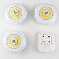 Wireless COB LED Touch Light with Remote Control Light for Bedroom, Wardrobe and Cabinet 2